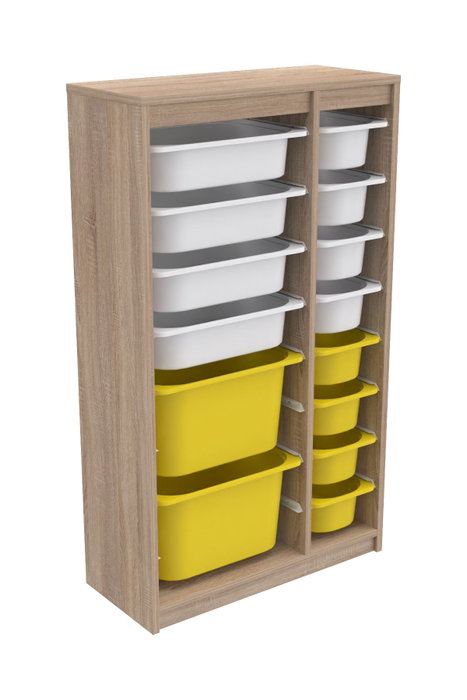 Hanah Home Montana Xs 2D4N8U - Blanco Sonomo y Amarillo